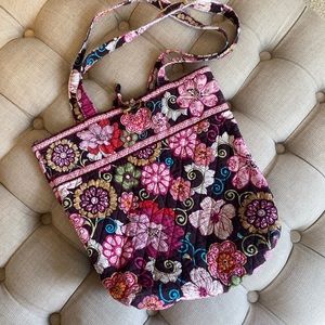 Vera Bradley Floral Patterned Tote Bag